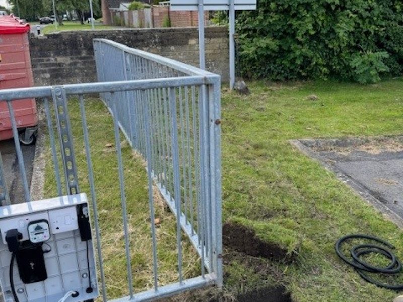 Installation of Access Control on a remote barrier